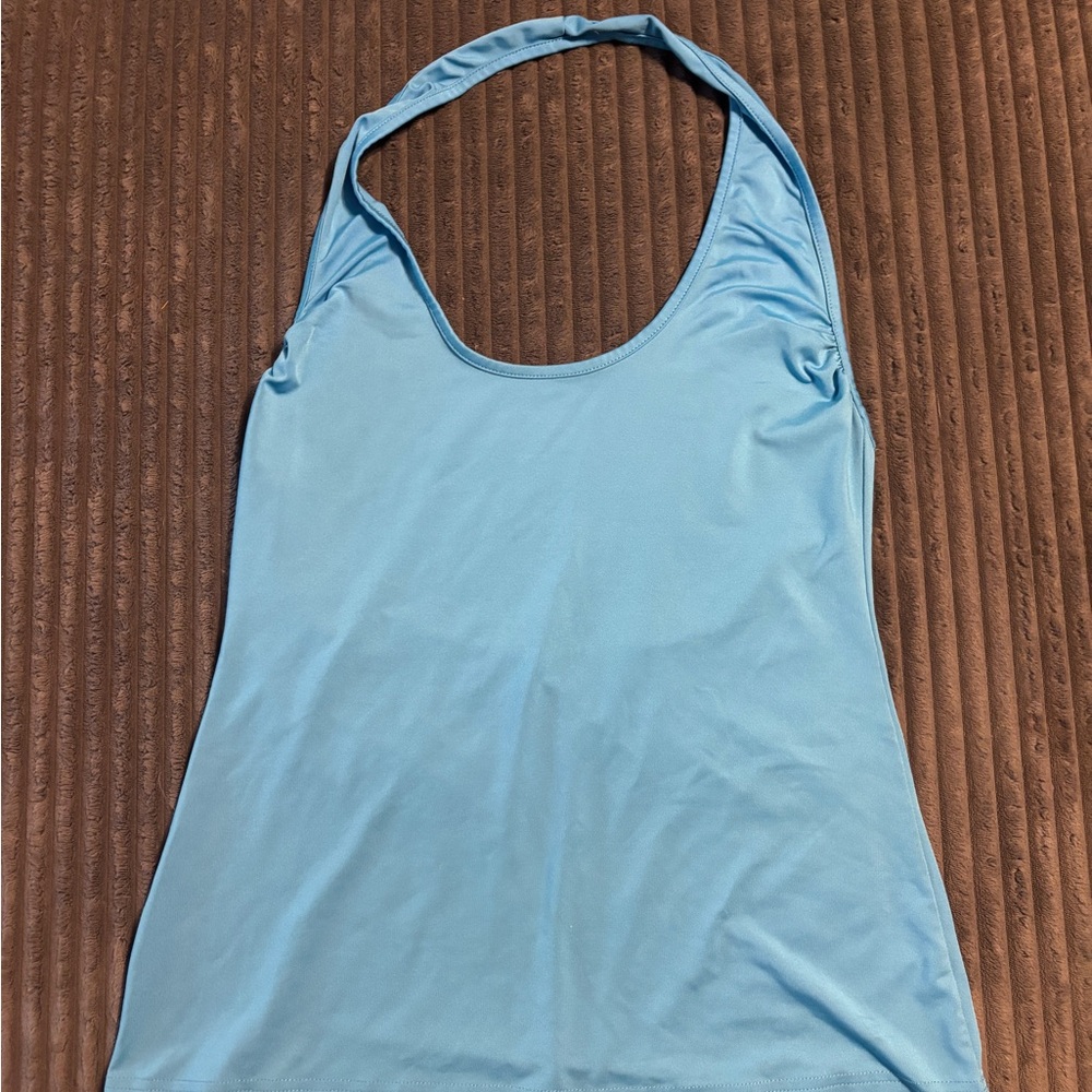 KIAVA Light Blue Halter Camisole